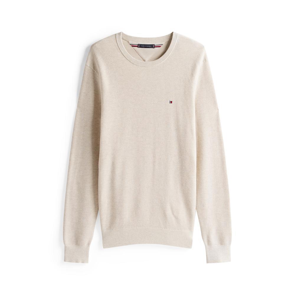 Tommy Hilfiger Waffle Knit Crew Neck Jumper